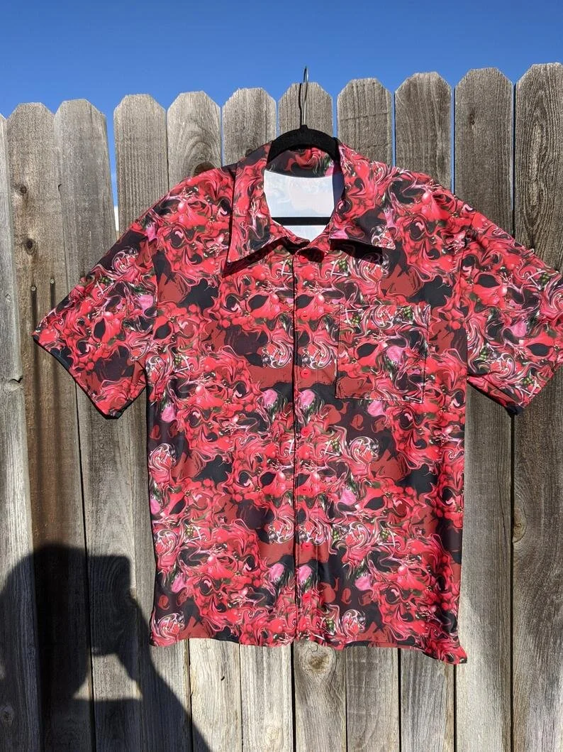 Red spandex shirt 2025